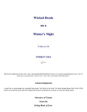 [Immortals After Dark 03] • Night, Wicked Deeds on a Winter's